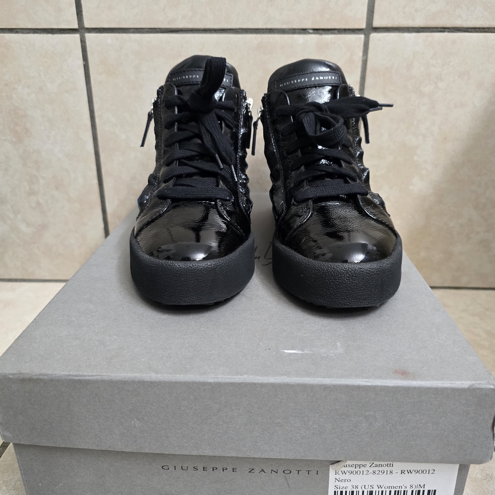 Giuseppe Zanotti Black High-Top Sneakers, Woman's